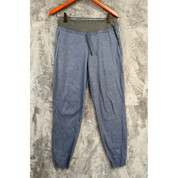 Patagonia Pants - Patagonia Womens Hampi Rock Pants Sz Small Blue Hemp Blend Jogger Pull On